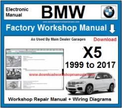 BMW X5 Workshop Repair Manual Download